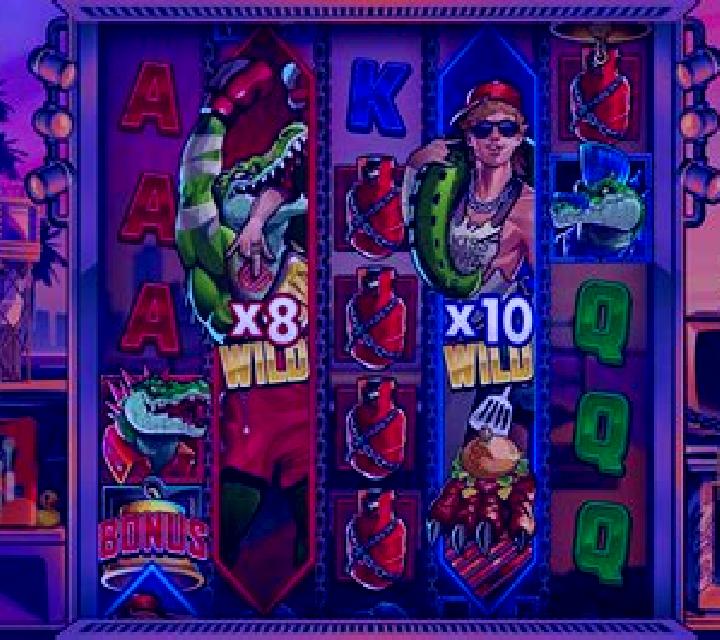 Man vs Gator slot machine