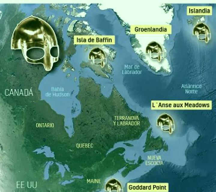 Mapa de los Vikingos slot game