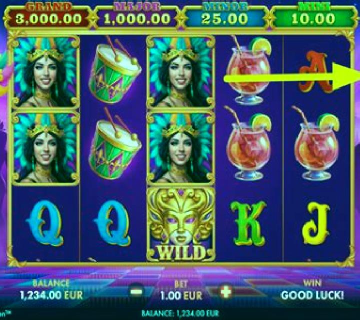 Mardi Gras Queen slot