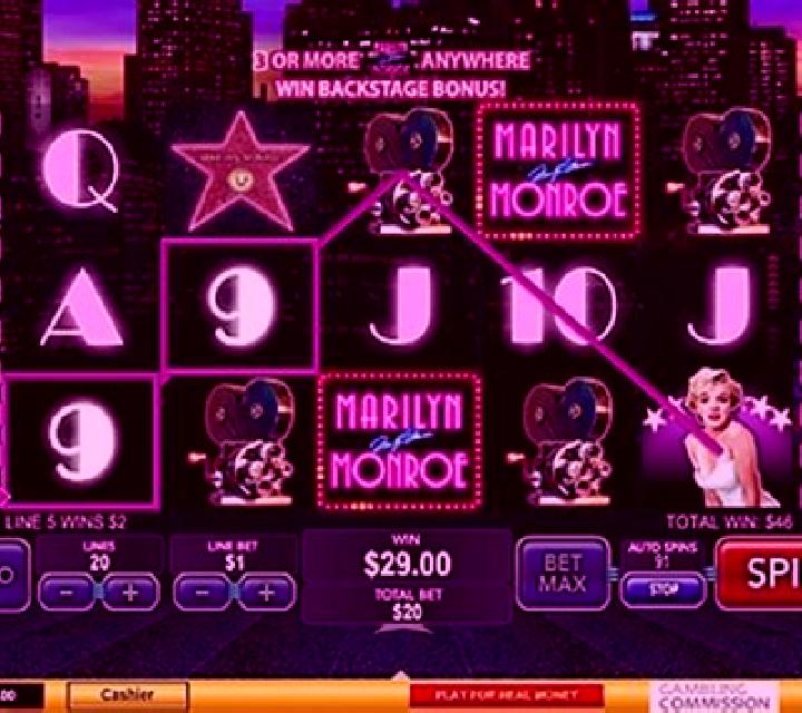 Marilyn Monroe slot machine
