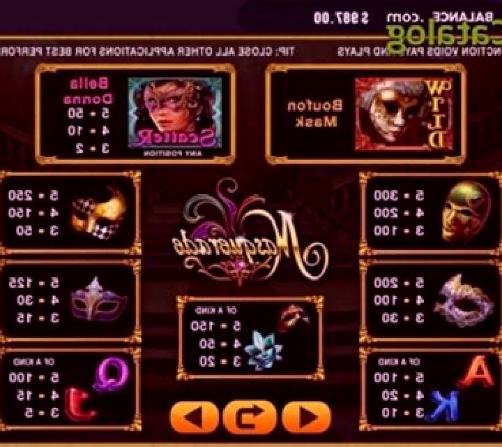 Masquerade (GMW) slot