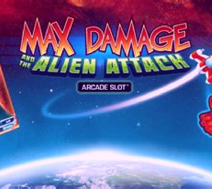 Max Damage and the Alien Attack online slot