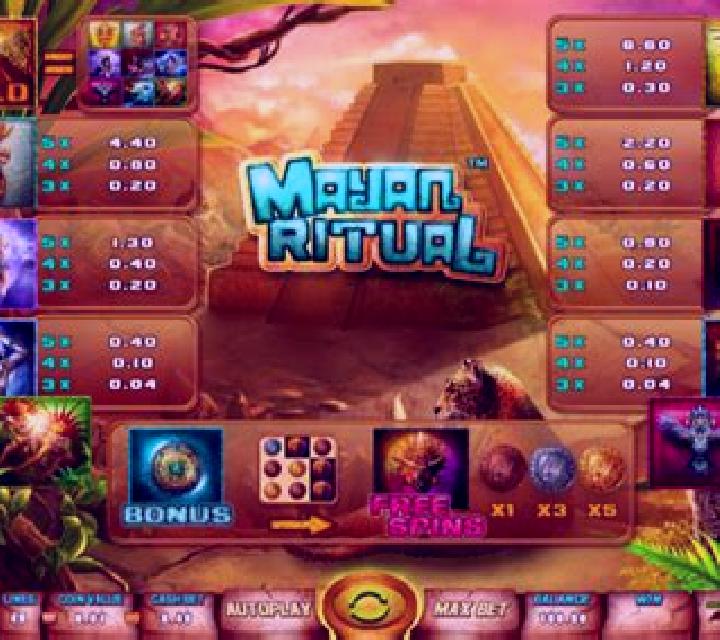 Mayan Ritual slot game