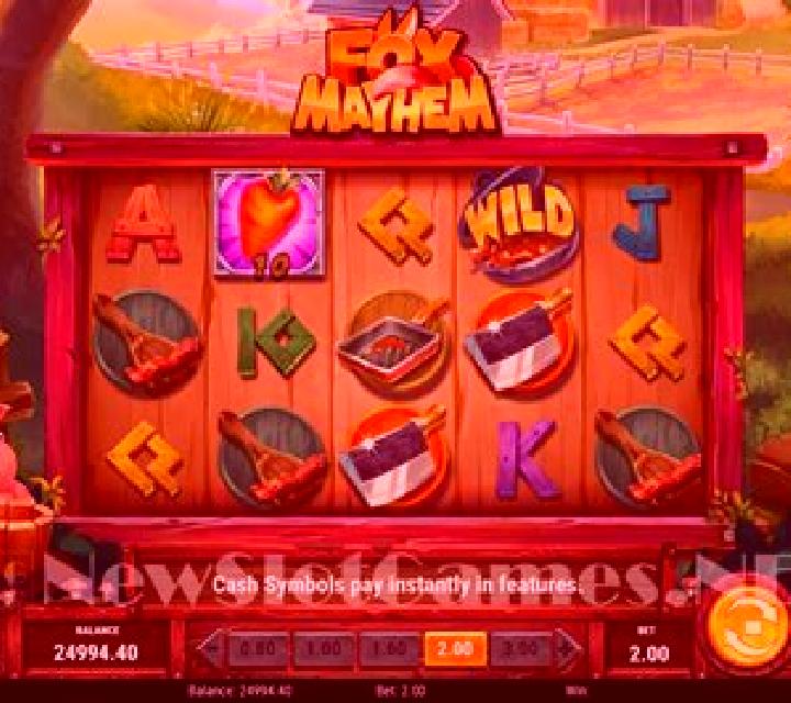 Mayhem slot machine