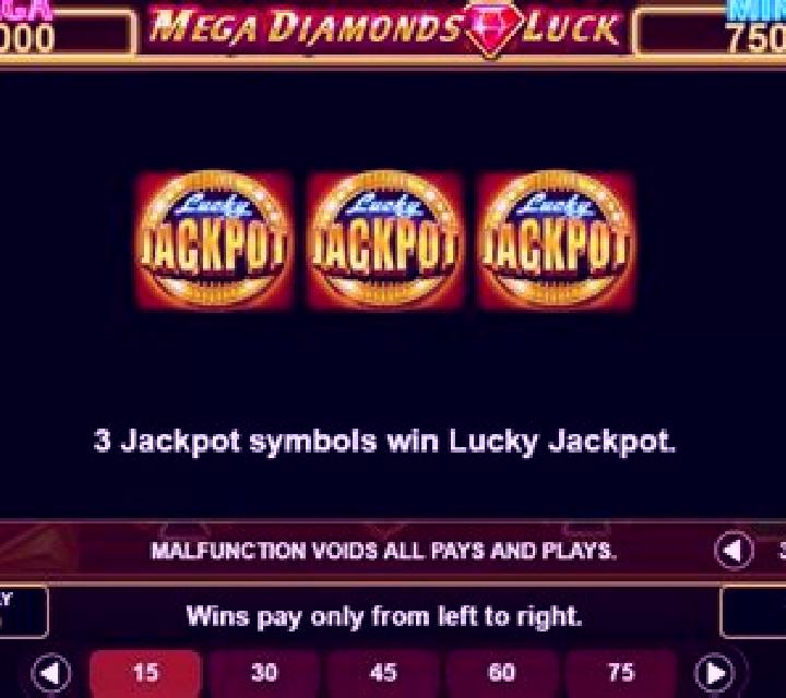 Mega Diamonds Luck slot