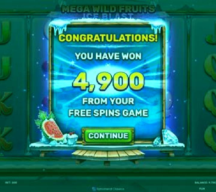 Mega Wild Fruits - Ice Blast online slot