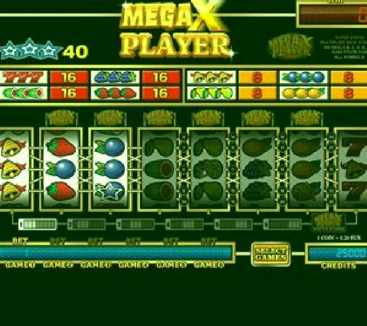 Mega X Player slot game