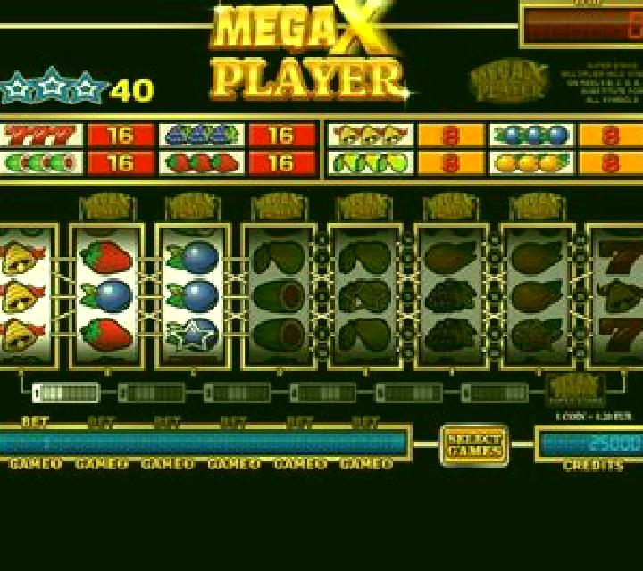 Mega X Player slot machine