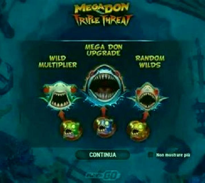 Megadon Triple Threat slot machine