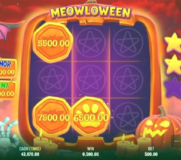 Meowloween slot game