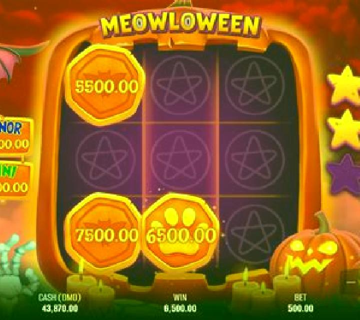 Meowloween slot machine