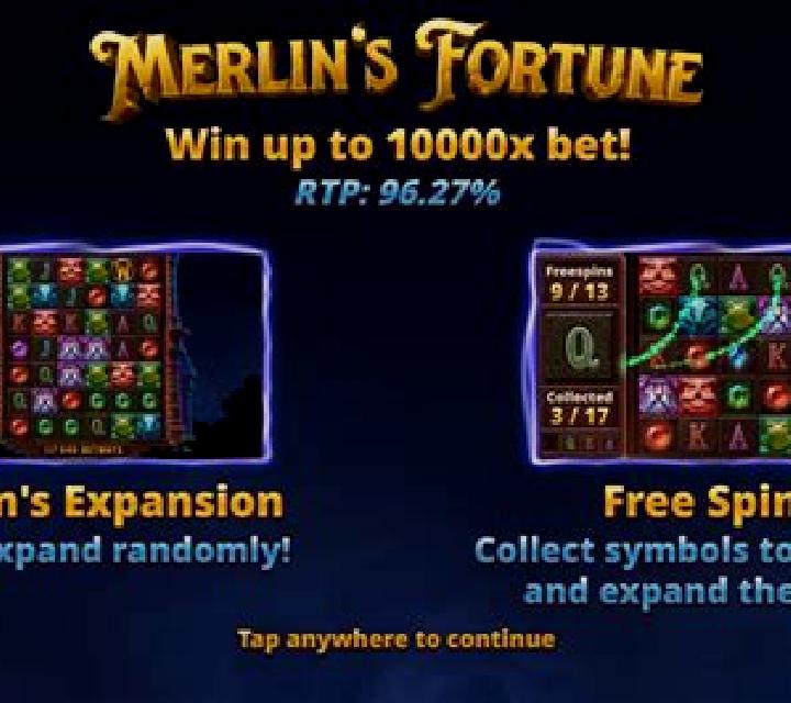 Merlins Fortune slot game