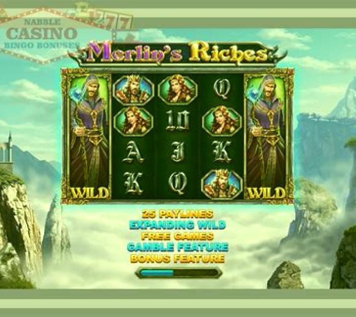 Merlins Riches slot game