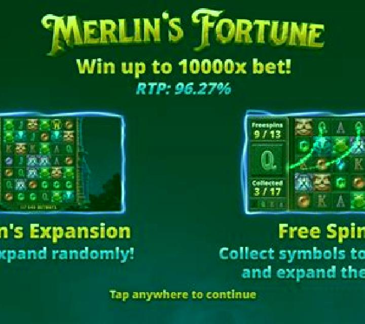 Merlin s Spheres of Fortune slot game