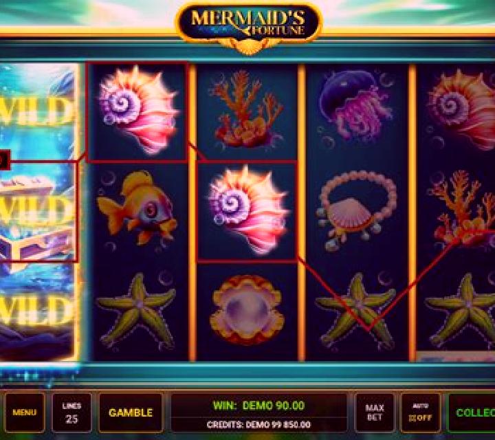 Mermaid s Fortune (Five Men Games) slot game