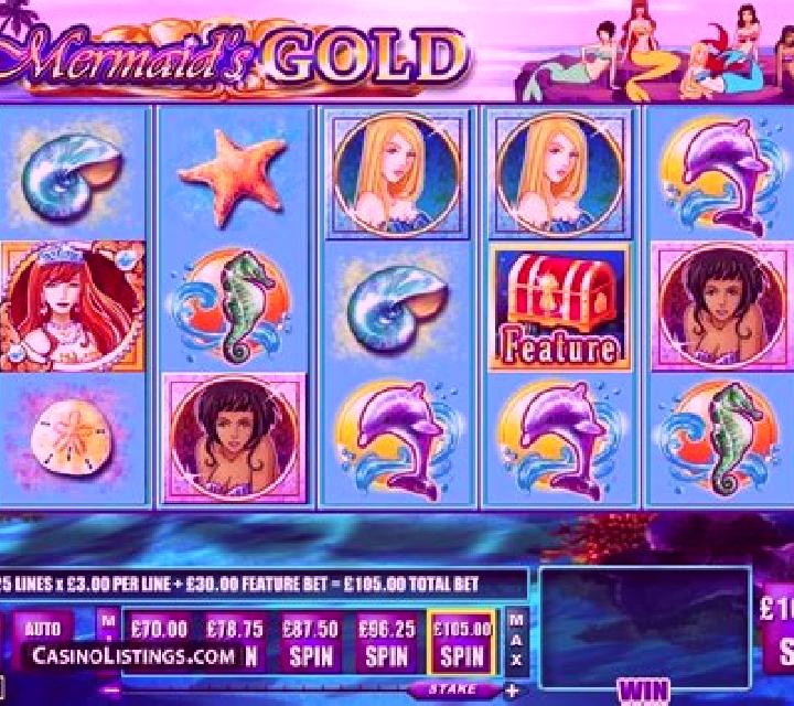Mermaids slot machine