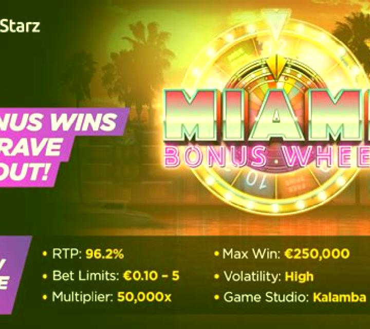 Miami Bonus Wheel Hit n Roll slot