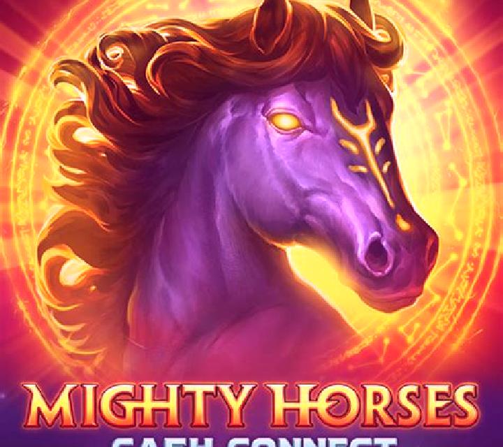 Mighty Horses Cash Connect slot game