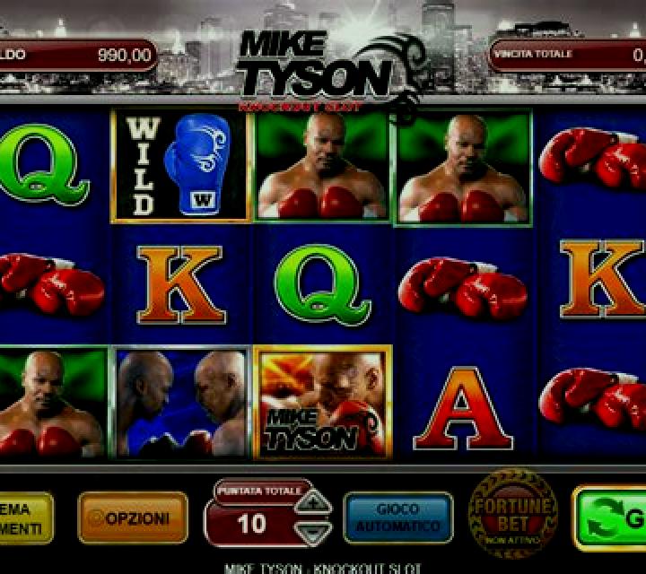Mike Tyson Roulette slot machine