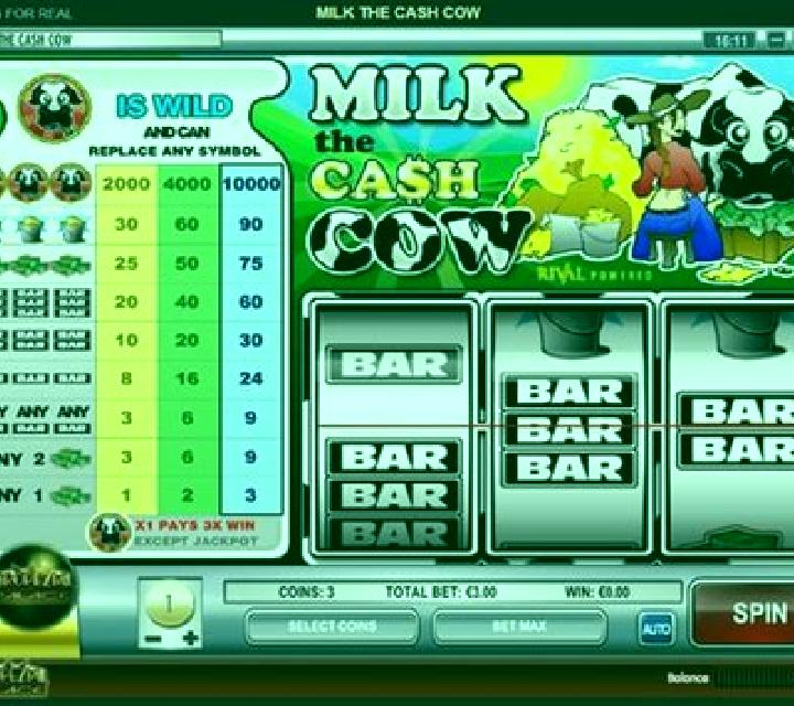 Milk the Cash Cow slot machine