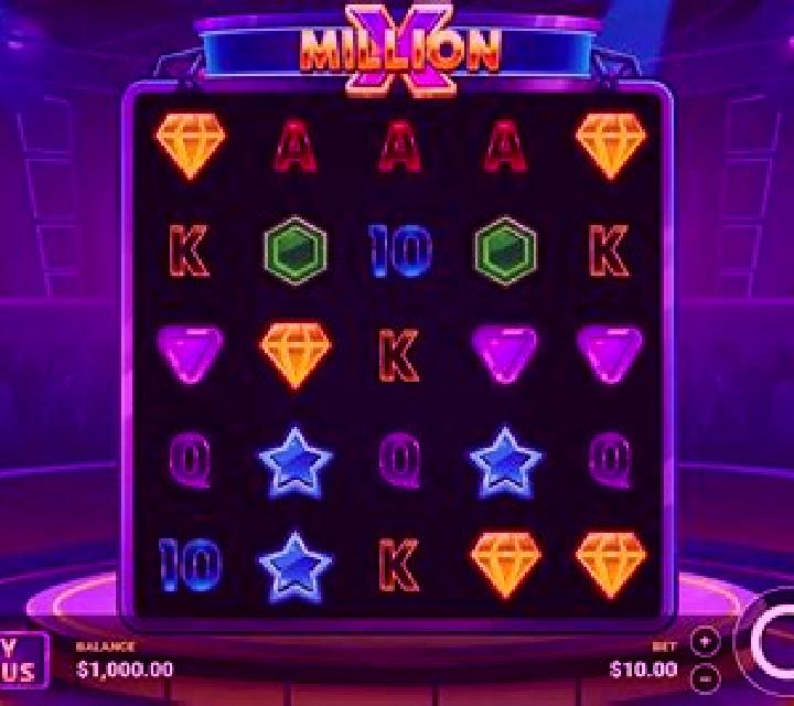 Million X slot game