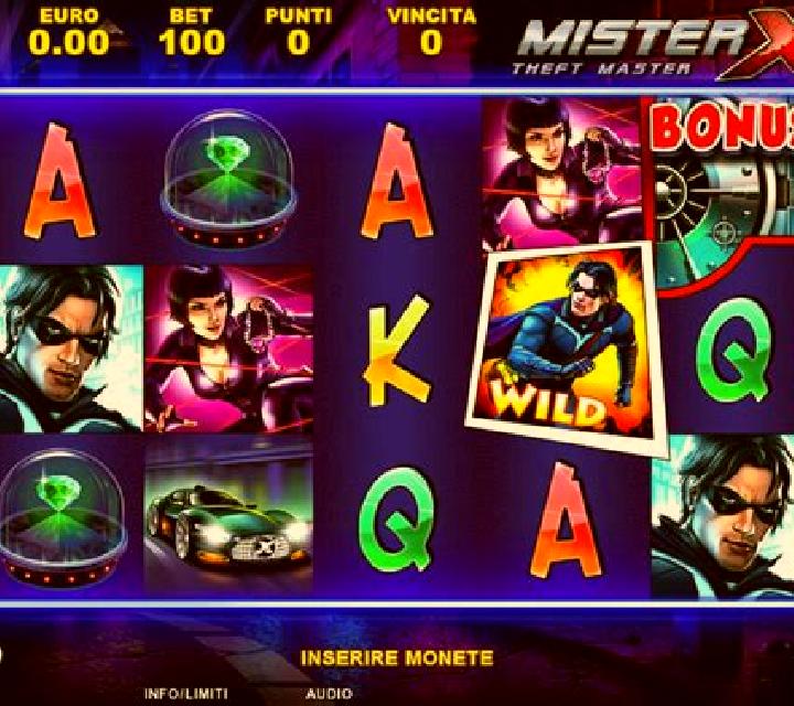 Mister X: Theft Master slot game
