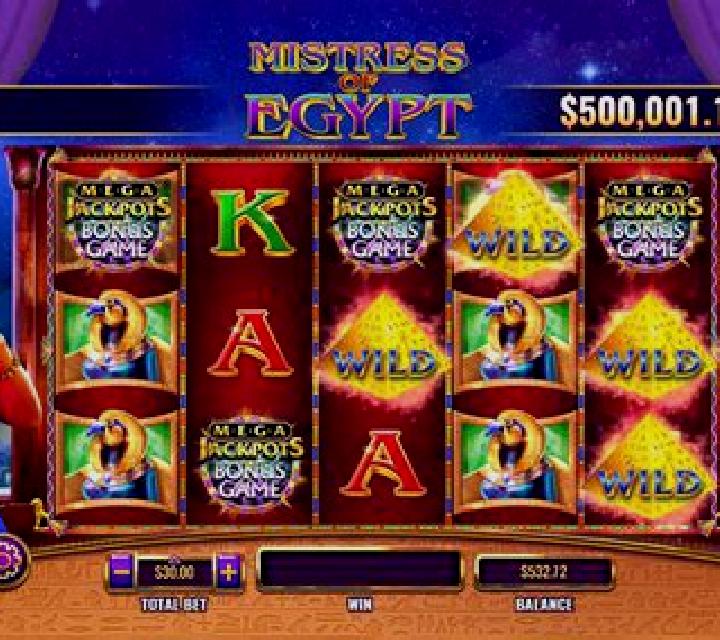 Mistress of Egypt MegaJackpots slot machine