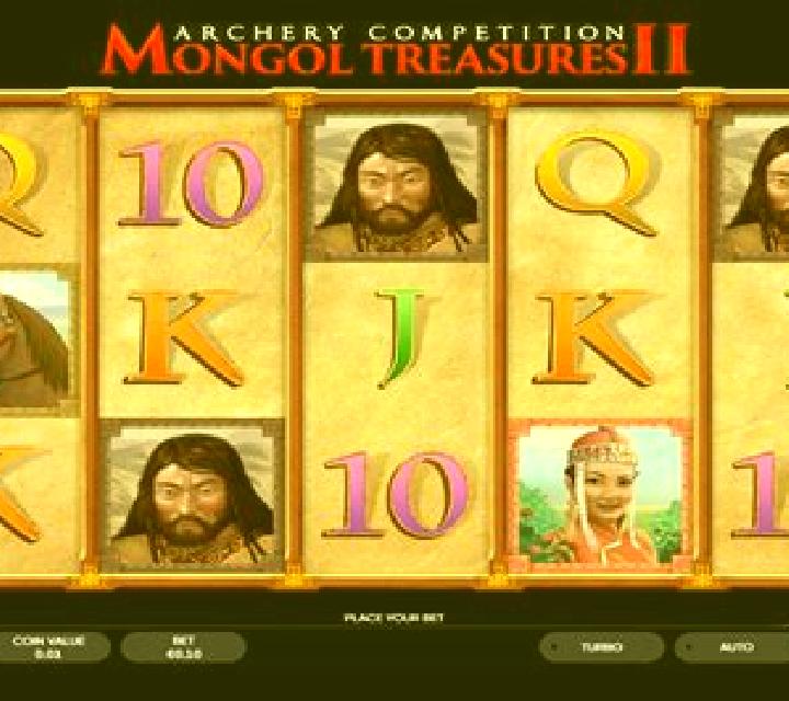 Mongol Treasures II: Archery Competition: Play slot game