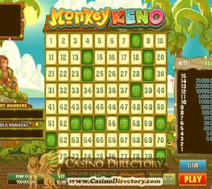 Monkey Keno slot