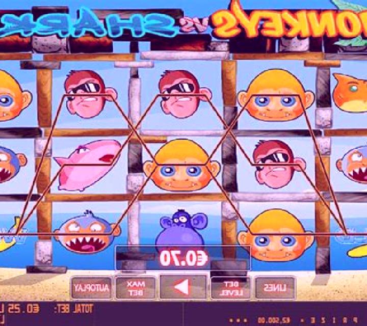 Monkeys vs Sharks HD slot