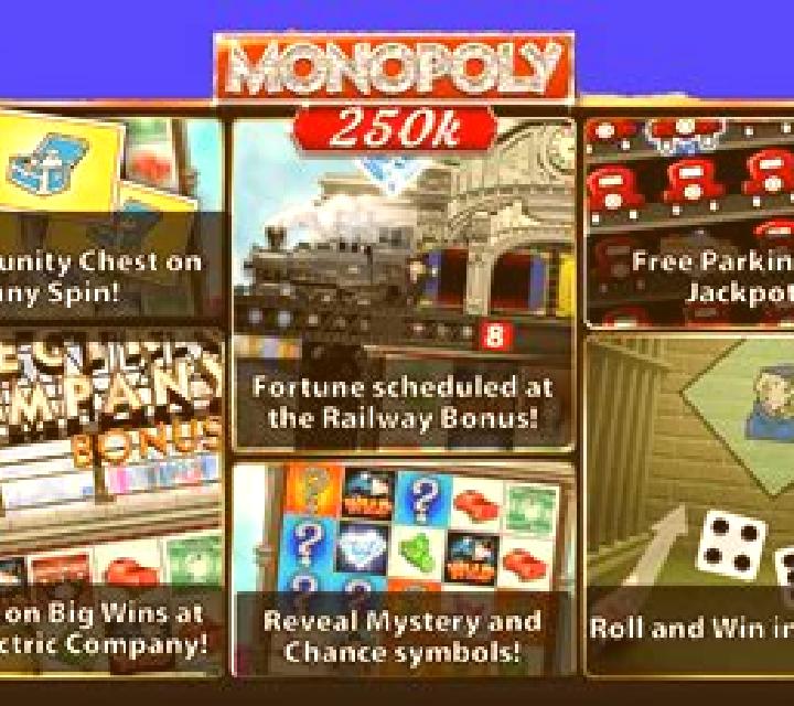 Monopoly 250k slot game