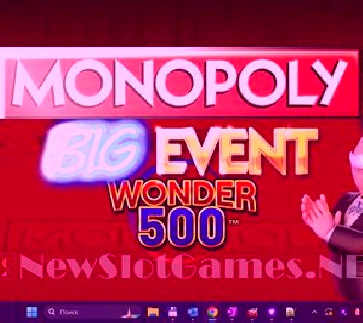 Monopoly Big Event Wonder 500 slot machine