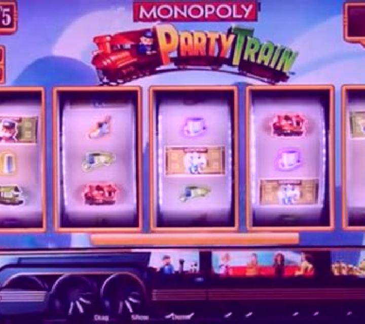 MONOPOLY Party Train slot