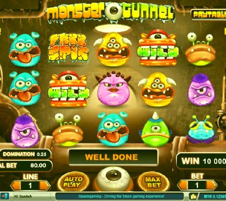 Monster Tunnel slot machine