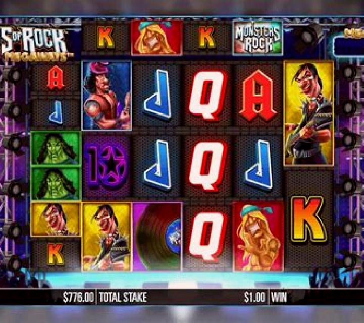 Monsters of Rock Megaways slot machine