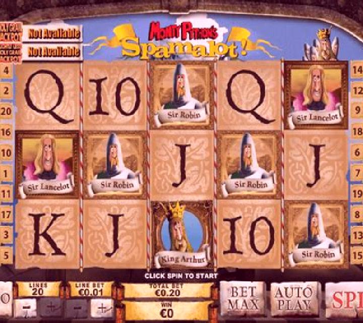 Monty Pythons Spamalot slot