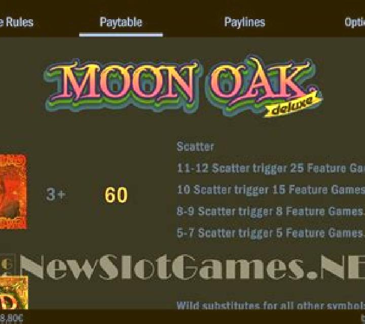 Moon Oak Deluxe slot