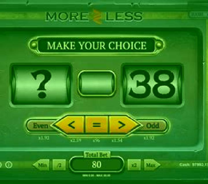 More or Less online slot
