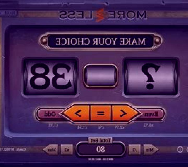 More or Less slot game