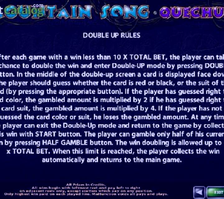 Mountain Song Quechua slot