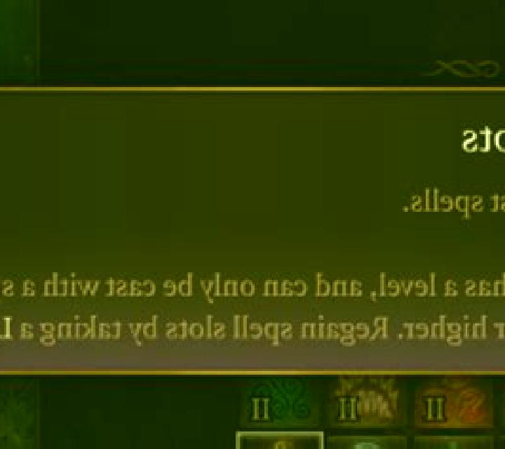 Mountain Spell slot