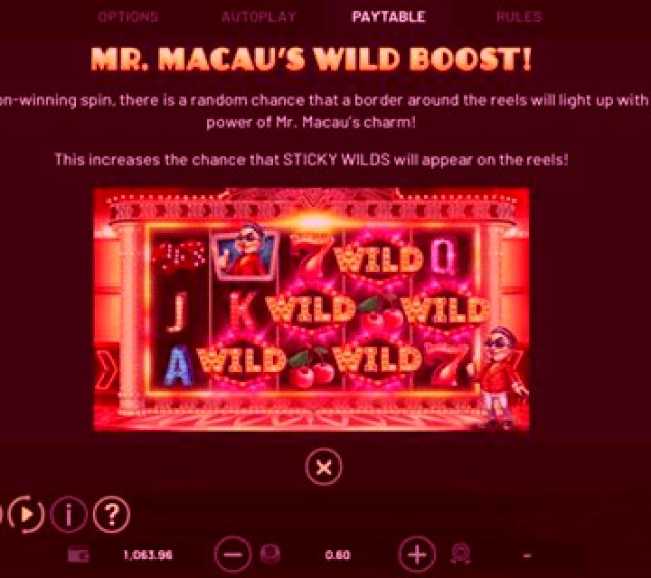Mr Macau online slot