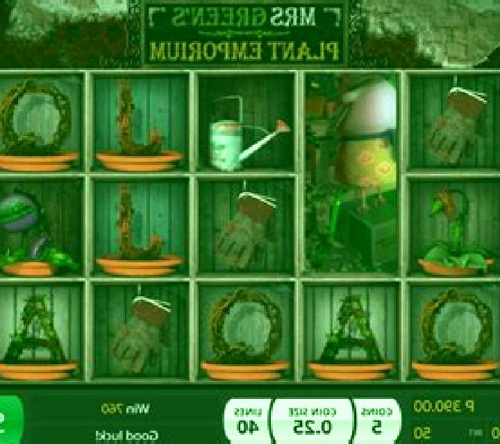 Mrs Green s Plant Emporium slot game