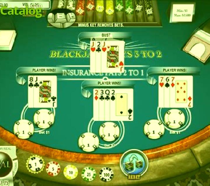 Multi-hand Blackjack (Rival Gaming) slot