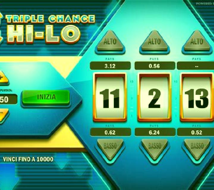Multi HiLo slot machine