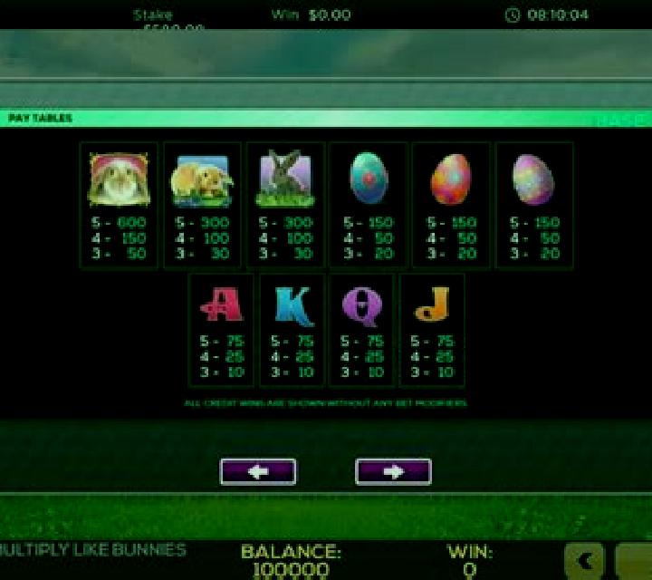 Multiply Like Bunnies slot machine