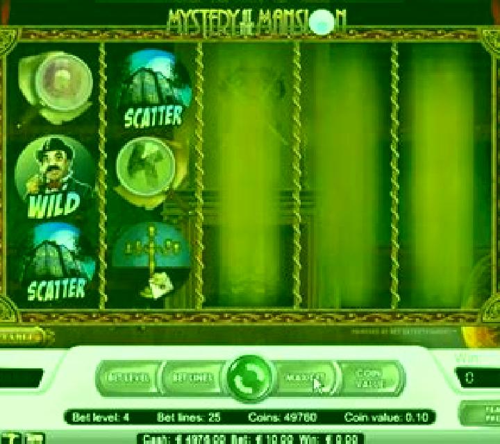 Mystery at the Mansion slot game