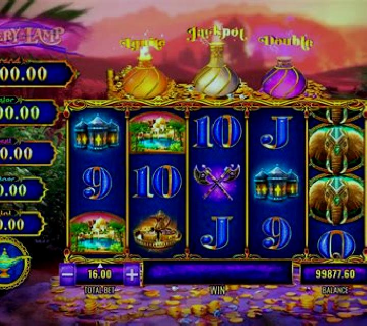 Mystery of the Lamp Enchanted Palace slot game