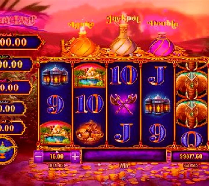 Mystery of the Lamp Enchanted Palace slot machine