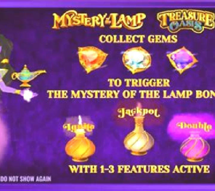 Mystery of the Lamp Treasure Oasis slot game